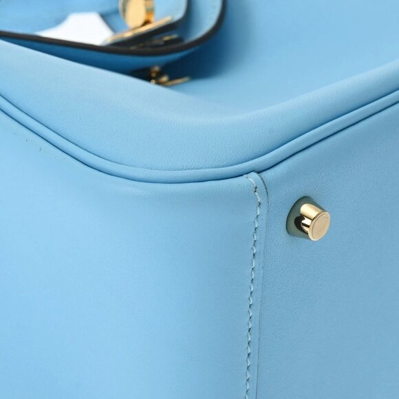 HERMES Lindy Mini Celeste bag - Picture 9 of 12